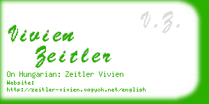 vivien zeitler business card